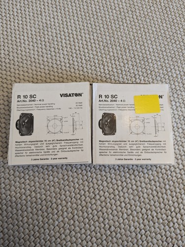 Visaton sc 4ohm 10cm - 2x,
